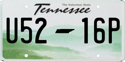 TN license plate U5216P
