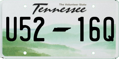 TN license plate U5216Q