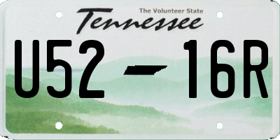 TN license plate U5216R