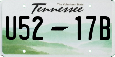 TN license plate U5217B