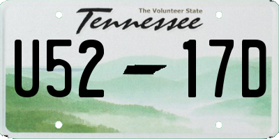 TN license plate U5217D