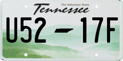TN license plate U5217F