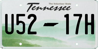 TN license plate U5217H