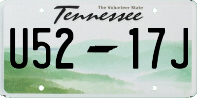 TN license plate U5217J