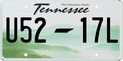 TN license plate U5217L