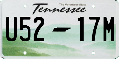 TN license plate U5217M