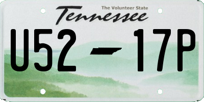 TN license plate U5217P