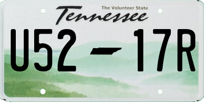 TN license plate U5217R