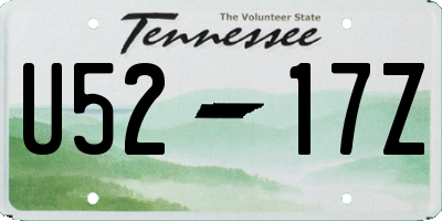 TN license plate U5217Z