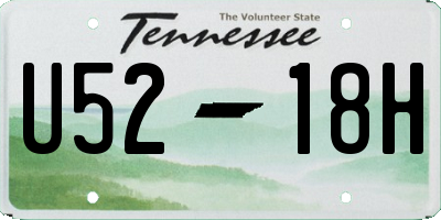 TN license plate U5218H