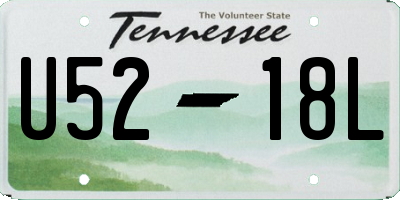 TN license plate U5218L