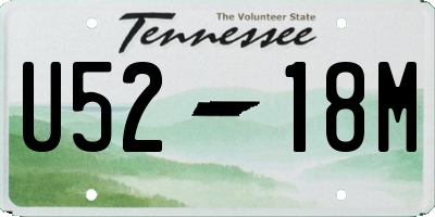 TN license plate U5218M