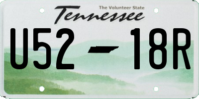 TN license plate U5218R