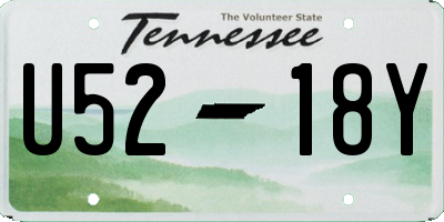 TN license plate U5218Y