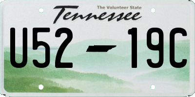 TN license plate U5219C