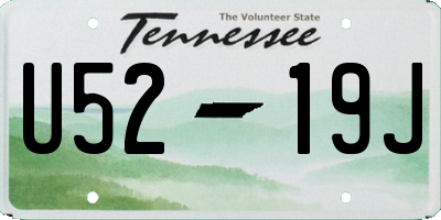 TN license plate U5219J