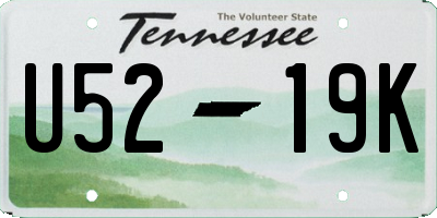 TN license plate U5219K