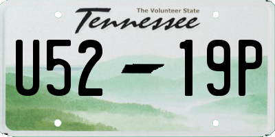 TN license plate U5219P