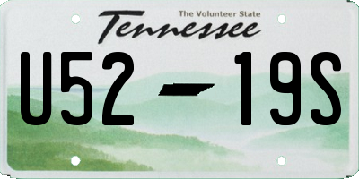 TN license plate U5219S