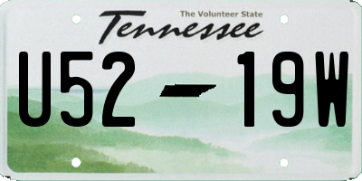 TN license plate U5219W