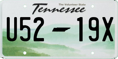 TN license plate U5219X