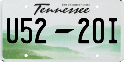TN license plate U5220I