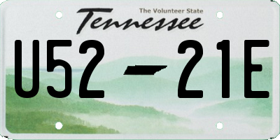 TN license plate U5221E