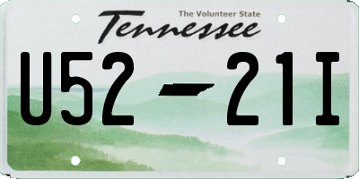 TN license plate U5221I