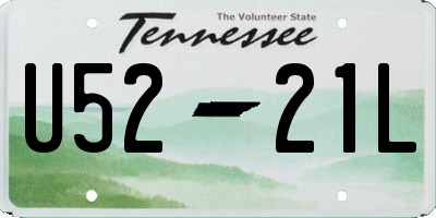 TN license plate U5221L