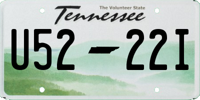 TN license plate U5222I