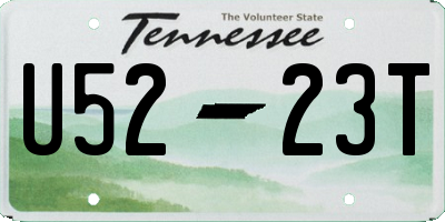 TN license plate U5223T