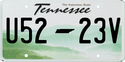 TN license plate U5223V