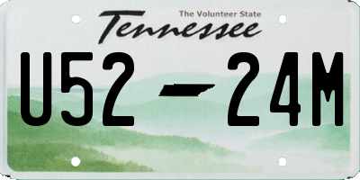TN license plate U5224M