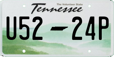 TN license plate U5224P