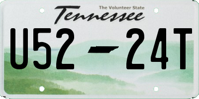 TN license plate U5224T