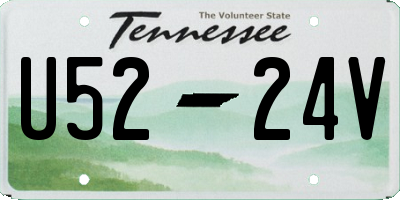 TN license plate U5224V
