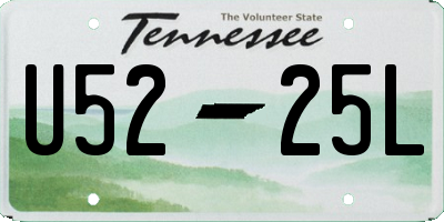 TN license plate U5225L