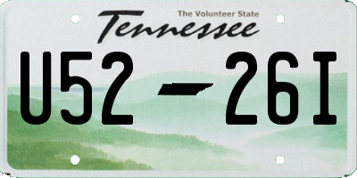 TN license plate U5226I