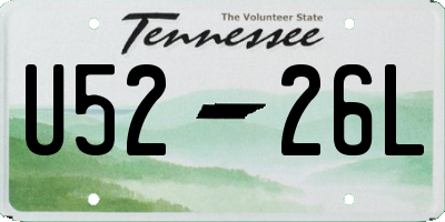 TN license plate U5226L