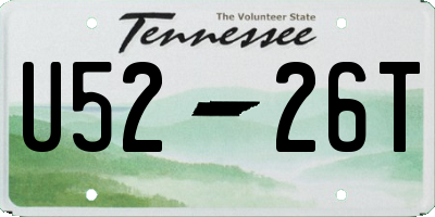 TN license plate U5226T