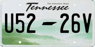 TN license plate U5226V