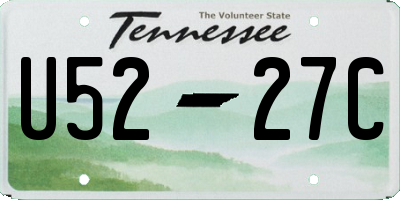 TN license plate U5227C