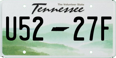 TN license plate U5227F