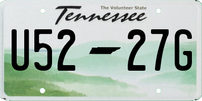 TN license plate U5227G