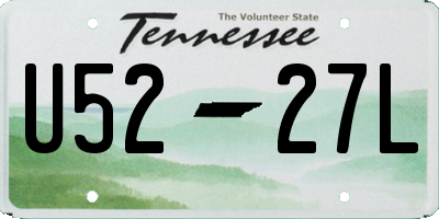 TN license plate U5227L