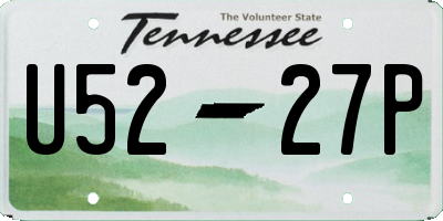 TN license plate U5227P