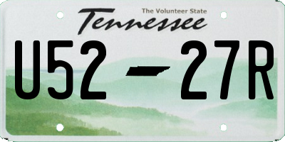 TN license plate U5227R