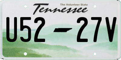 TN license plate U5227V