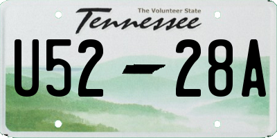 TN license plate U5228A