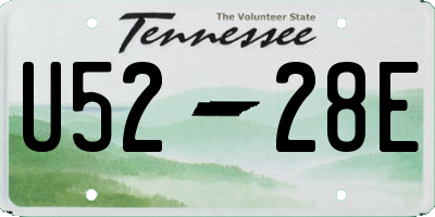 TN license plate U5228E